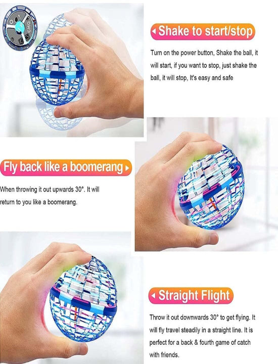 Flying Orb Ball with Lighting (Multicolor)
