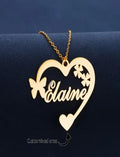 Heart-Shaped Pendant Necklace