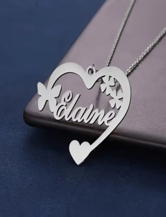 Heart-Shaped Pendant Necklace