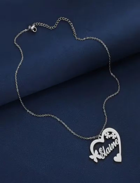 Heart-Shaped Pendant Necklace