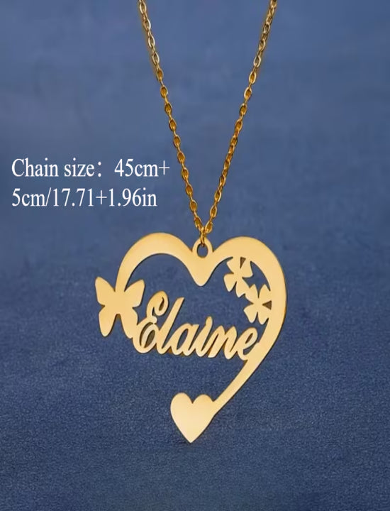 Heart-Shaped Pendant Necklace