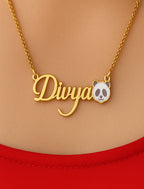 Cute Panda Name Necklace
