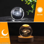 Glass Lamp 3D Ball Astronomy - Grabbitry