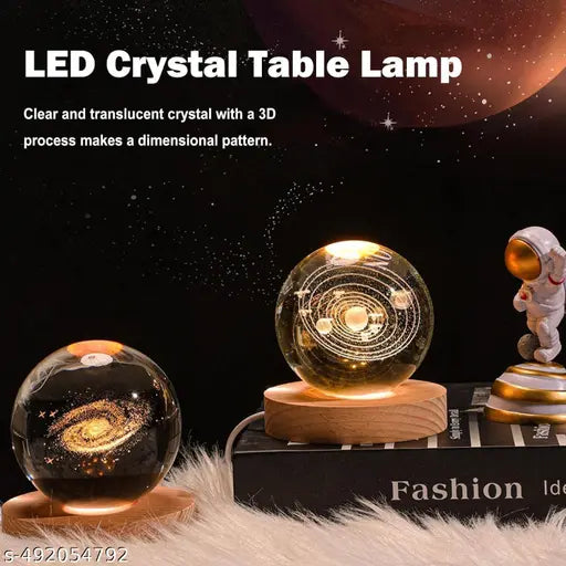 Explorer 3D Galaxy Crystal Bal - Grabbitry