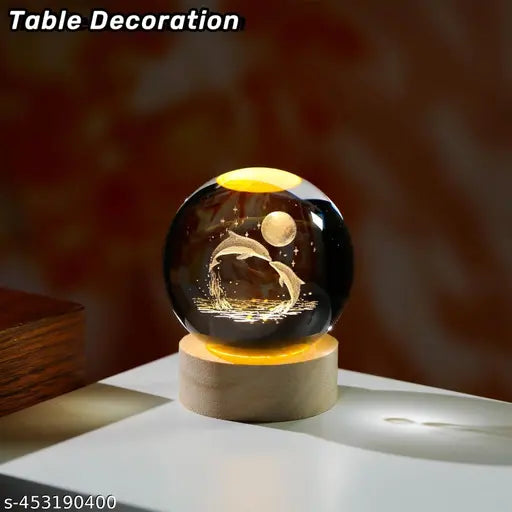 Glass Lamp 3D Ball Astronomy Night Lamp - Grabbitry