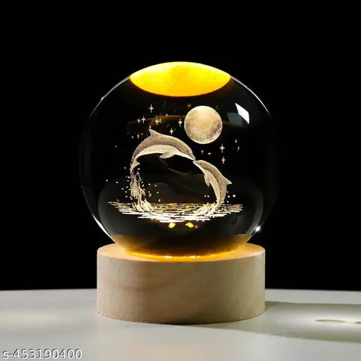 Glass Lamp 3D Ball Astronomy Night Lamp - Grabbitry