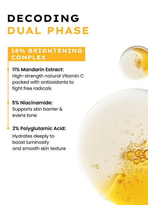 Double shot Radiance lift face serum