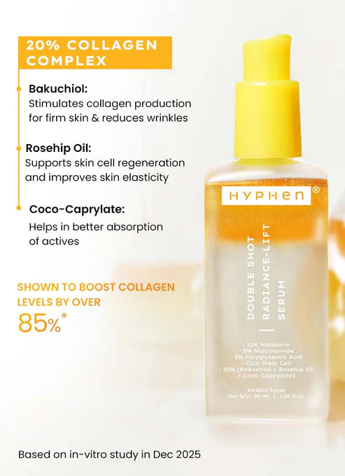 Double shot Radiance lift face serum
