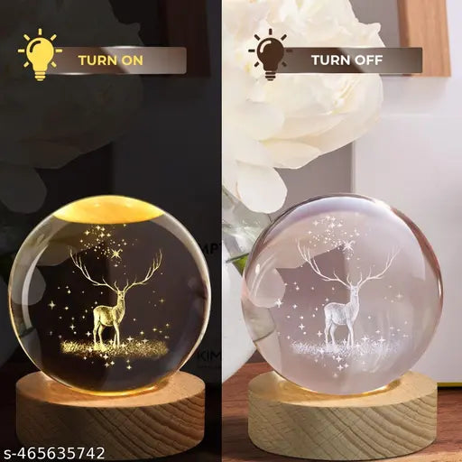 3D Deer Lamp Ball - Grabbitry