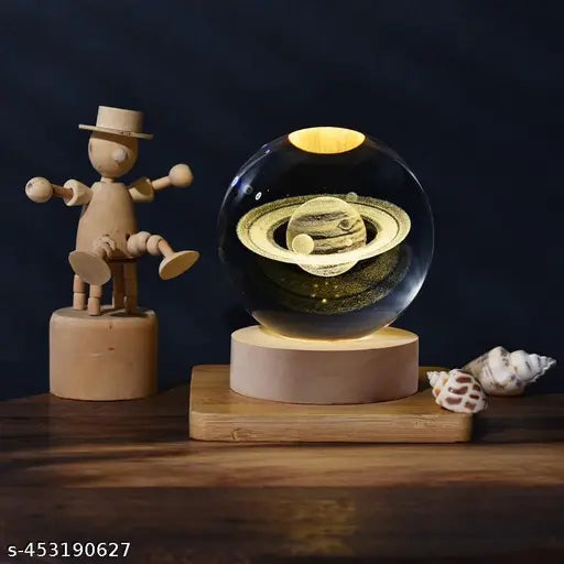 Glass Lamp 3D Ball Astronomy - Grabbitry
